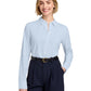 Women's Pocketless Full-Button Blouse - BB18007 - Heritage Blue