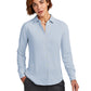 Women's Pocketless Full-Button Blouse - BB18007 - Heritage Blue