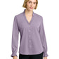 Women’s Long Sleeve Ruffle Collar Blouse - BB18011 - Purple Ash