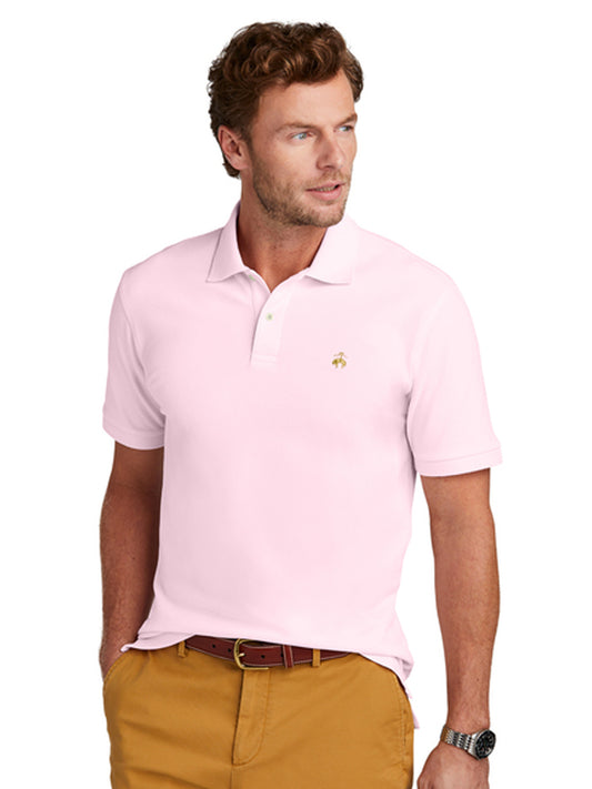 Men's Pocketless Pima Cotton Pique Polo - BB18200 - Pearl Pink