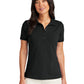 Women's Pocketless Pique Polo - BB18201 - Deep Black