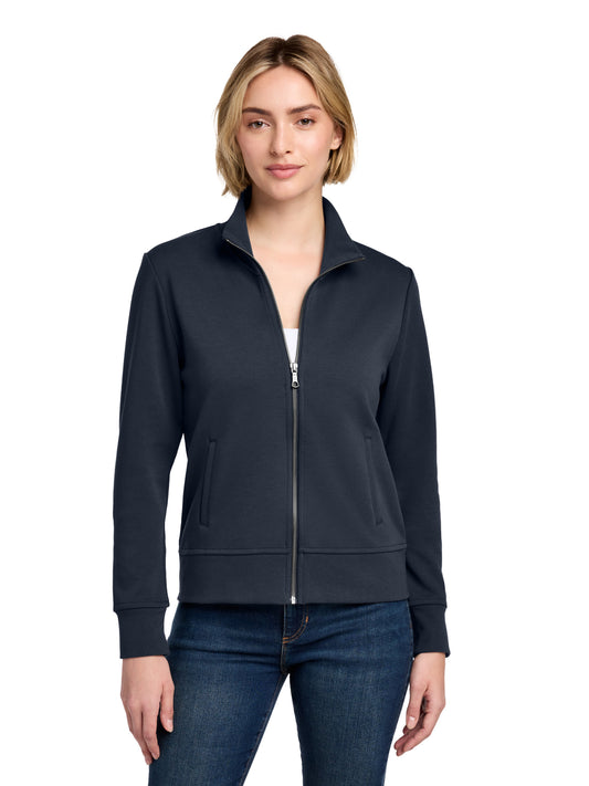 Women's 2-Pocket Full-Zip Jacket - BB18211 - Night Navy