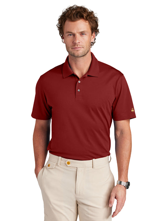 Men's Pocketless Performance Polo - BB18220 - Rich Red