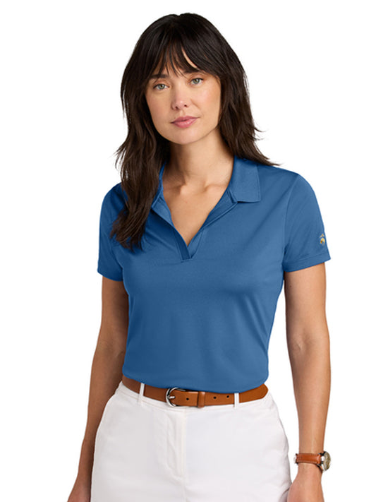 Women's Pocketless Moisture Wicking Polo - BB18221 - Charter Blue