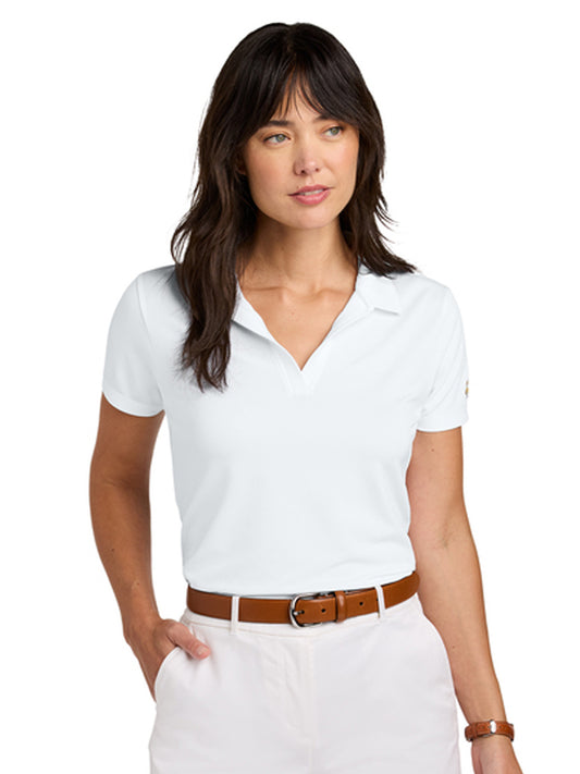 Women's Pocketless Moisture Wicking Polo - BB18221 - White