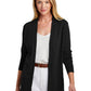 Women's Pocketless Cardigan Sweater - BB18403 - Deep Black