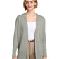 Women's Pocketless Cardigan Sweater - BB18403 - Light Shadow Grey Heather