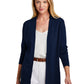 Women's Pocketless Cardigan Sweater - BB18403 - Navy Blazer
