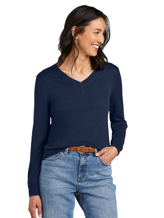 Women's Pocketless Merino Sweater - BB18411 - Navy Blazer