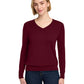 Women's Pocketless Merino Sweater - BB18411 - Vintage Port