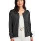 Women's Pocketless Merino Cardigan Sweater - BB18413 - Deep Black