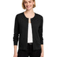 Women's Pocketless Merino Cardigan Sweater - BB18413 - Deep Black