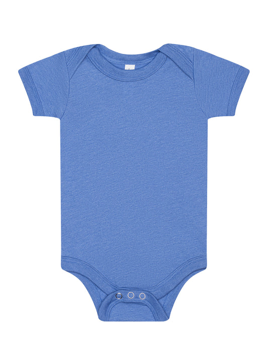 Unisex Infant Jersey Short Sleeve One Piece - BC100B - Heather Columbia Blue