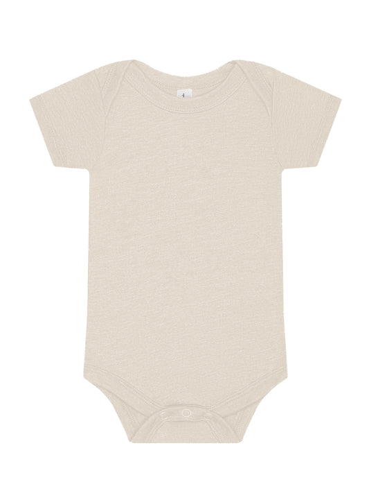 Unisex Infant Jersey Short Sleeve One Piece - BC100B - Heather Dust