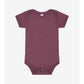 Unisex Infant Jersey Short Sleeve One Piece - BC100B - Heather Maroon