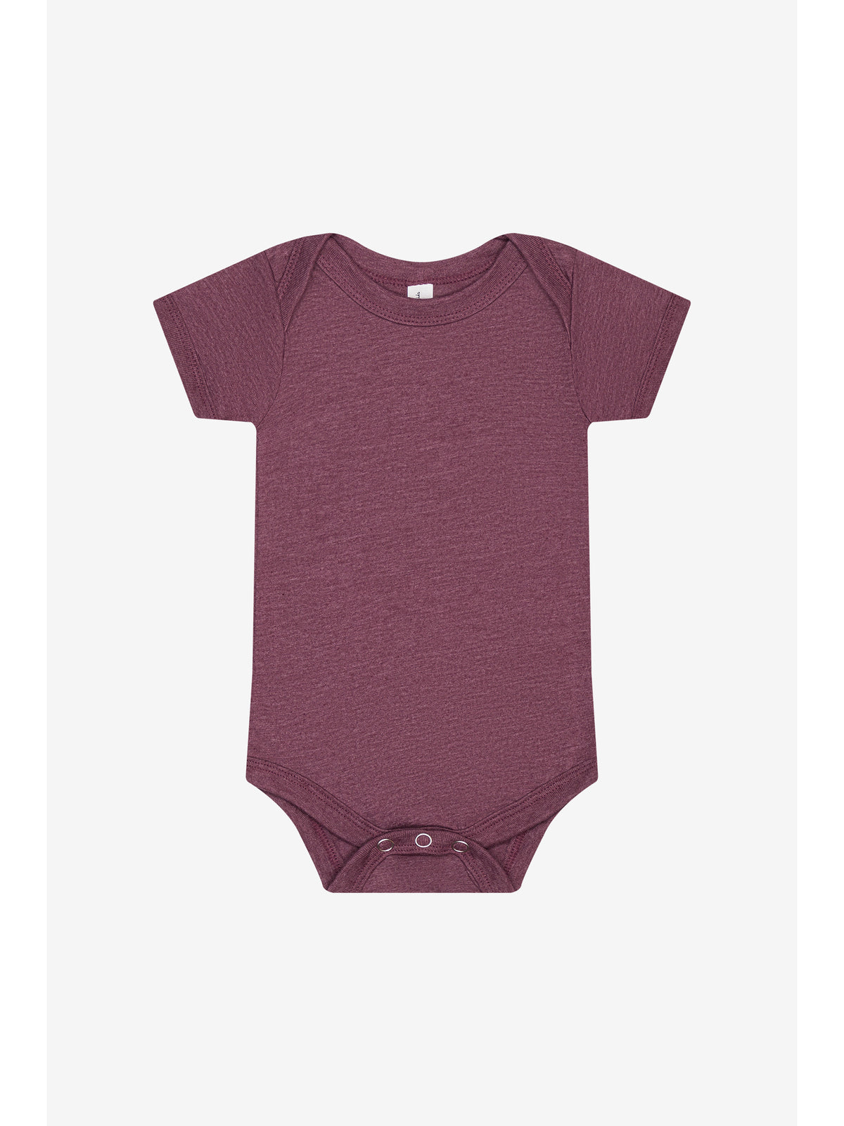 Unisex Infant Jersey Short Sleeve One Piece - BC100B - Heather Maroon