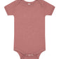 Unisex Infant Jersey Short Sleeve One Piece - BC100B - Heather Mauve