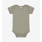 Unisex Infant Jersey Short Sleeve One Piece - BC100B - Heather Stone