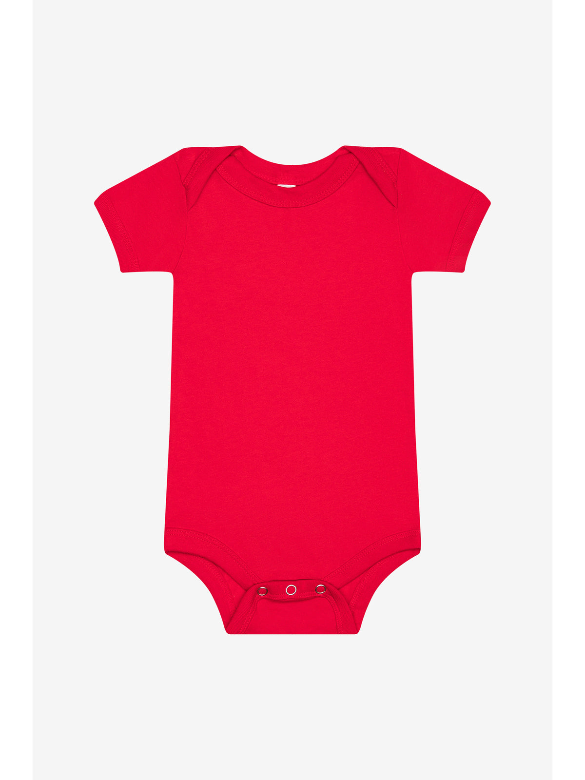 Unisex Infant Jersey Short Sleeve One Piece - BC100B - Red