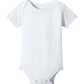 Unisex Infant Jersey Short Sleeve One Piece - BC100B - White