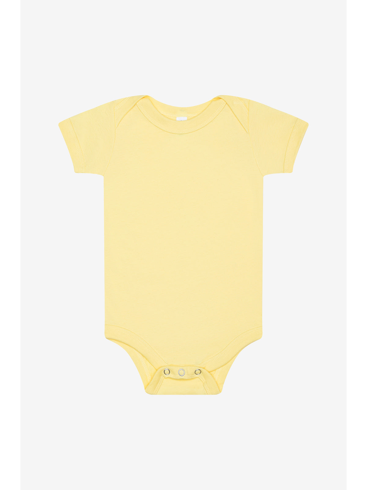 Unisex Infant Jersey Short Sleeve One Piece - BC100B - Yellow