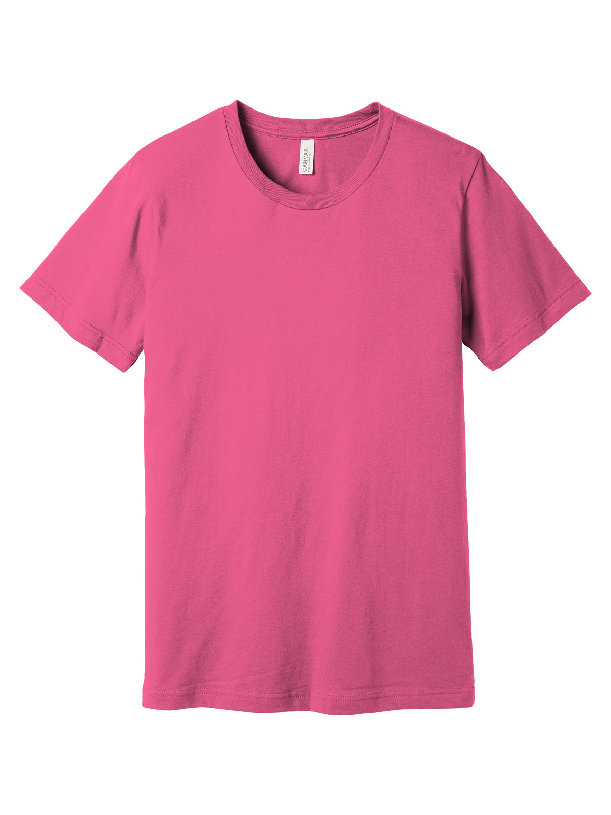 Unisex Jersey Short Sleeve Tee - BC3001 - Charity Pink