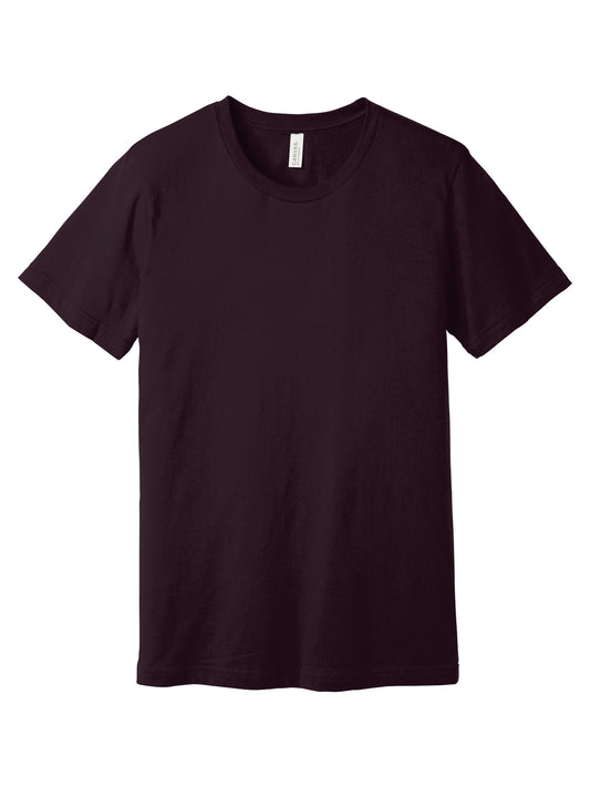 Unisex Jersey Short Sleeve Tee - BC3001 - Oxblood Black