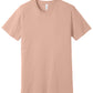 Unisex Jersey Short Sleeve Tee - BC3001 - Peach