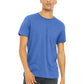 Unisex Heather CVC Short Sleeve Tee - BC3001CVC - Heather Columbia Blue