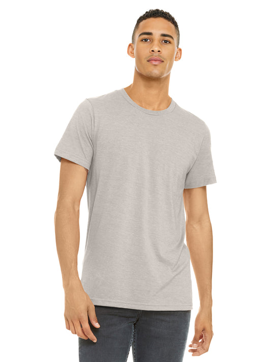Unisex Heather CVC Short Sleeve Tee - BC3001CVC - Heather Cool Grey
