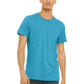 Unisex Heather CVC Short Sleeve Tee - BC3001CVC - Heather Aqua