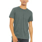 Unisex Heather CVC Short Sleeve Tee - BC3001CVC - Heather Blue Storm