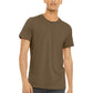 Unisex Heather CVC Short Sleeve Tee - BC3001CVC - Heather Brown
