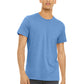 Unisex Heather CVC Short Sleeve Tee - BC3001CVC - Heather Carolina Blue