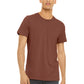 Unisex Heather CVC Short Sleeve Tee - BC3001CVC - Heather Clay
