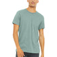 Unisex Heather CVC Short Sleeve Tee - BC3001CVC - Heather Dusty Blue