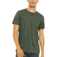Unisex Heather CVC Short Sleeve Tee - BC3001CVC - Heather Military Green