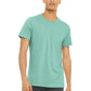 Unisex Heather CVC Short Sleeve Tee - BC3001CVC - Heather Mint