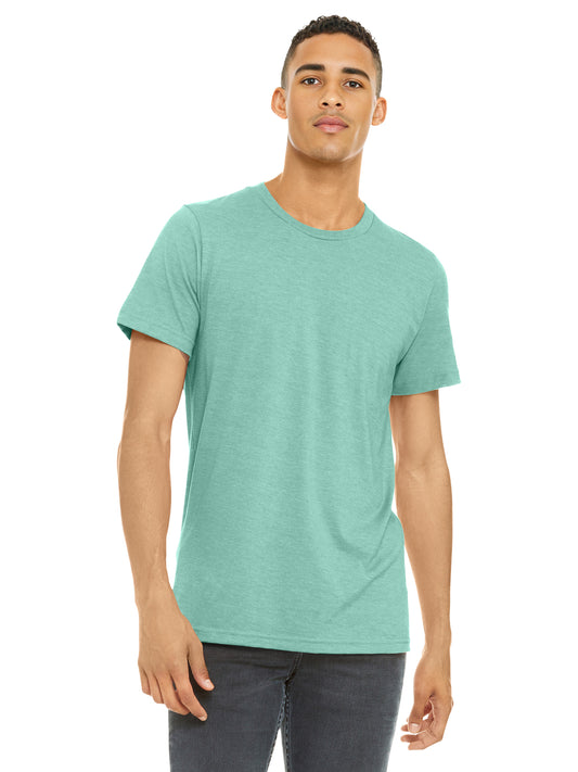 Unisex Heather CVC Short Sleeve Tee - BC3001CVC - Heather Mint