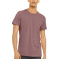 Unisex Heather CVC Short Sleeve Tee - BC3001CVC - Heather Mauve