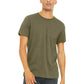 Unisex Heather CVC Short Sleeve Tee - BC3001CVC - Heather Olive