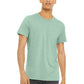 Unisex Heather CVC Short Sleeve Tee - BC3001CVC - Heather Prism Mint