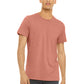 Unisex Heather CVC Short Sleeve Tee - BC3001CVC - Heather Prism Sunset