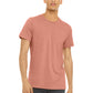 Unisex Heather CVC Short Sleeve Tee - BC3001CVC - Heather Sunset