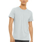 Unisex Heather CVC Short Sleeve Tee - BC3001CVC - Heather Silver