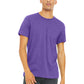 Unisex Heather CVC Short Sleeve Tee - BC3001CVC - Heather Team Purple