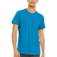 Unisex Heather CVC Short Sleeve Tee - BC3001CVC - Neon Blue