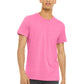 Unisex Heather CVC Short Sleeve Tee - BC3001CVC - Neon Pink