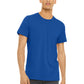 Unisex Heather CVC Short Sleeve Tee - BC3001CVC - Solid True Royal Blend