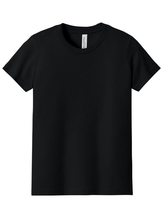 Youth Jersey Short Sleeve Tee - BC3001Y - Black